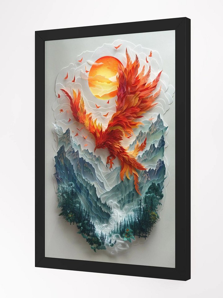 Phoenix's Dance - Exclusive Framed Posters for a Chic and Sophisticated Home product image (2)