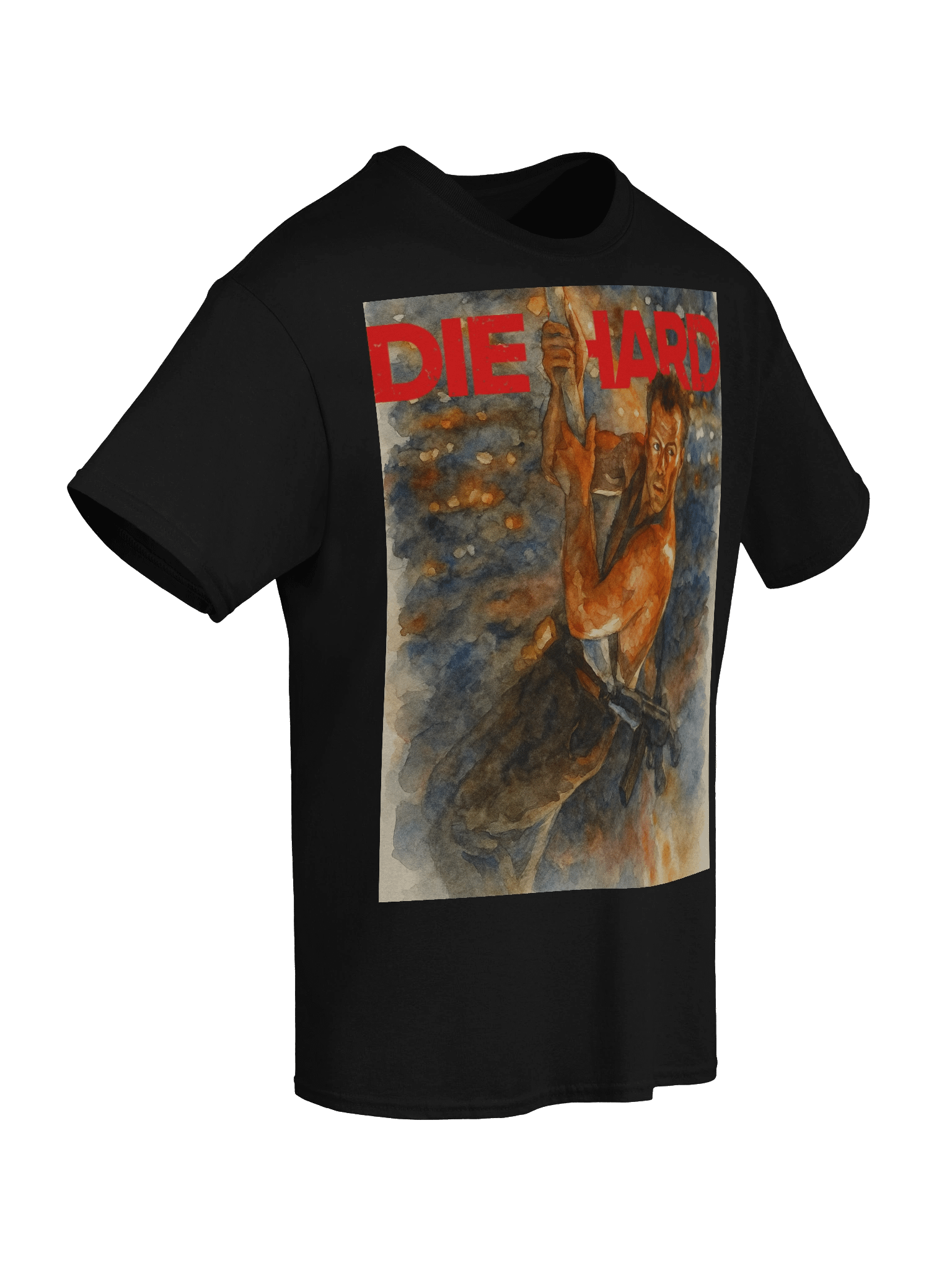 Die Hard inspired Roof Jump T-Shirt product image (88)