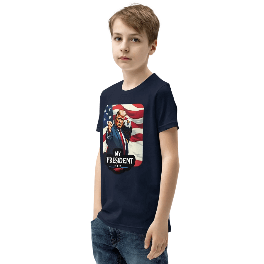 Kid's T-Shirt: Trump, My President, with Eagle product image (16)