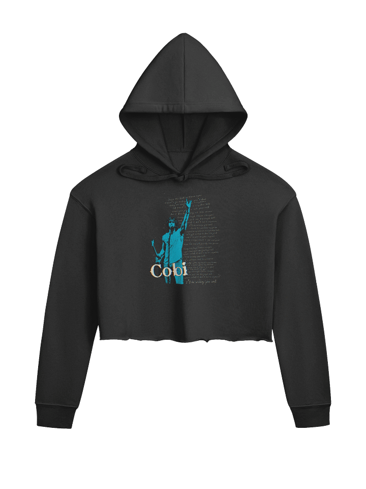 Lyric hoodie crop – Wishing You Well product image (1)