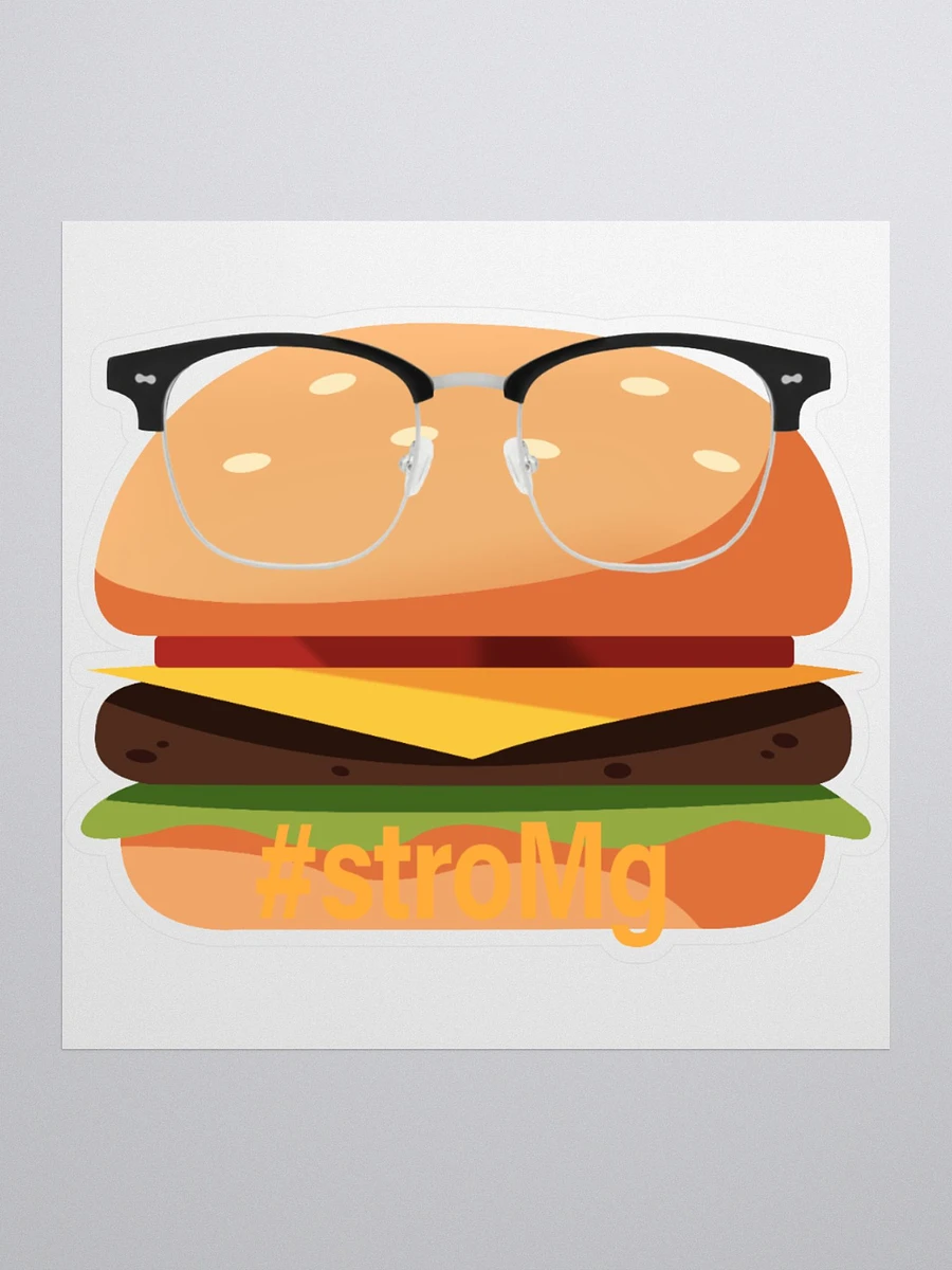 Burger Was The Case Sticker