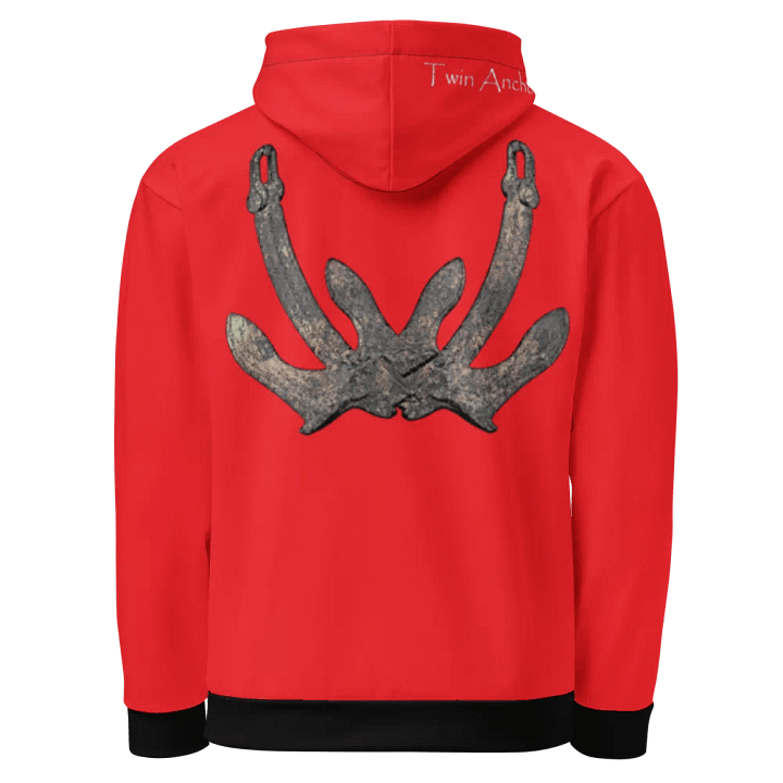 Red Anchor Hoodie product image (1)