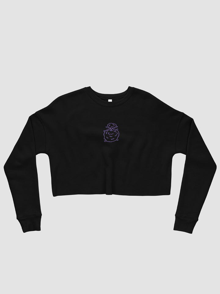 Purple Sheep Cropped Sweater product image (2)
