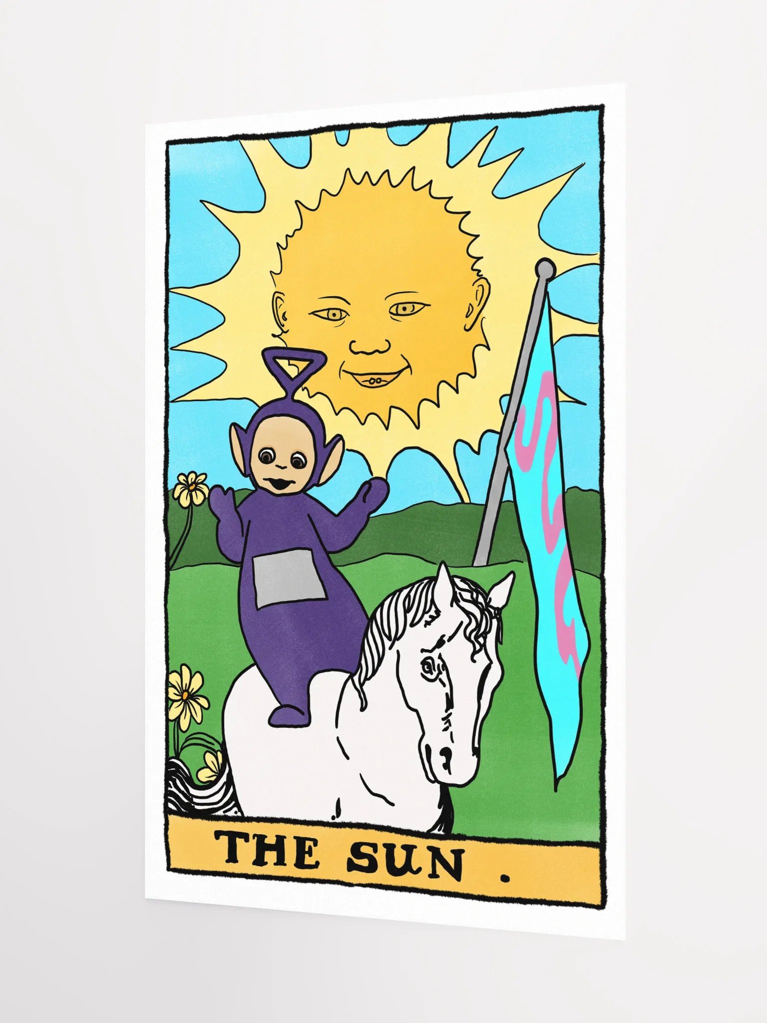 Teletubbies Sun Tarot Card Print product image (3)