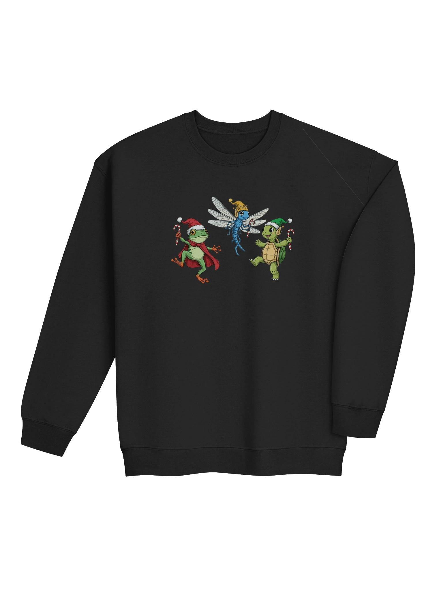 Anti Trump Christmas Frog, Dragonfly, Turtle FDT Sweatshirt product image (34)