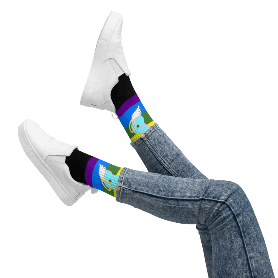 Light's Glitched Socks (Alphabet Mafia Edition) product image (4)