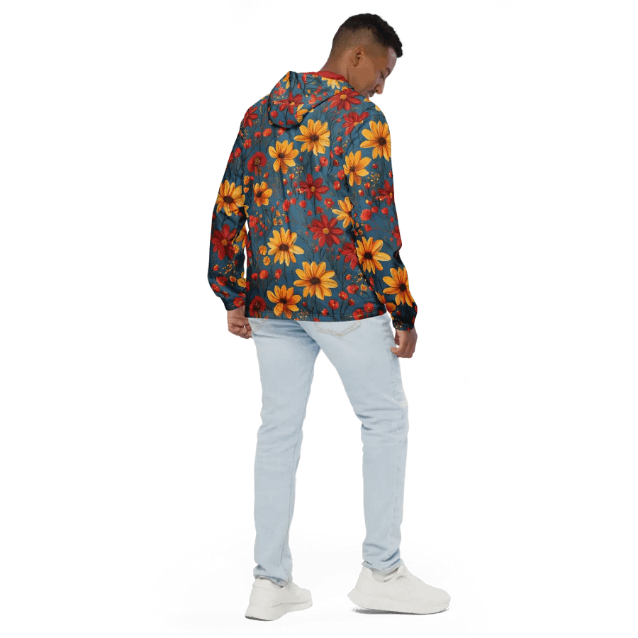 Carmine Breeze All-Over Windbreaker product image (3)