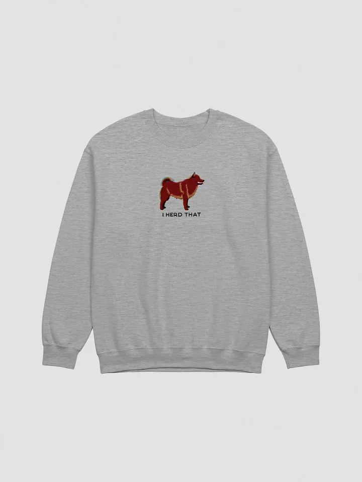 I Herd That Sweatshirt (Embroidered) of a Schipperke(Brown) product image (10)