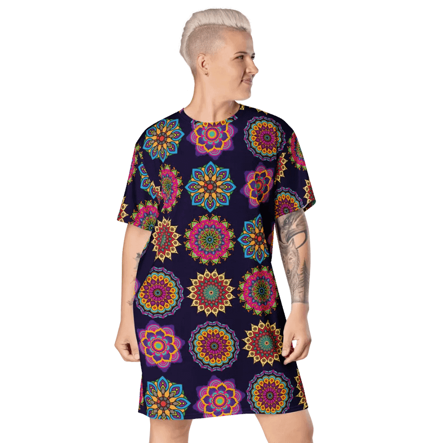 Kaleidoscope Mandala T Dress product image (8)
