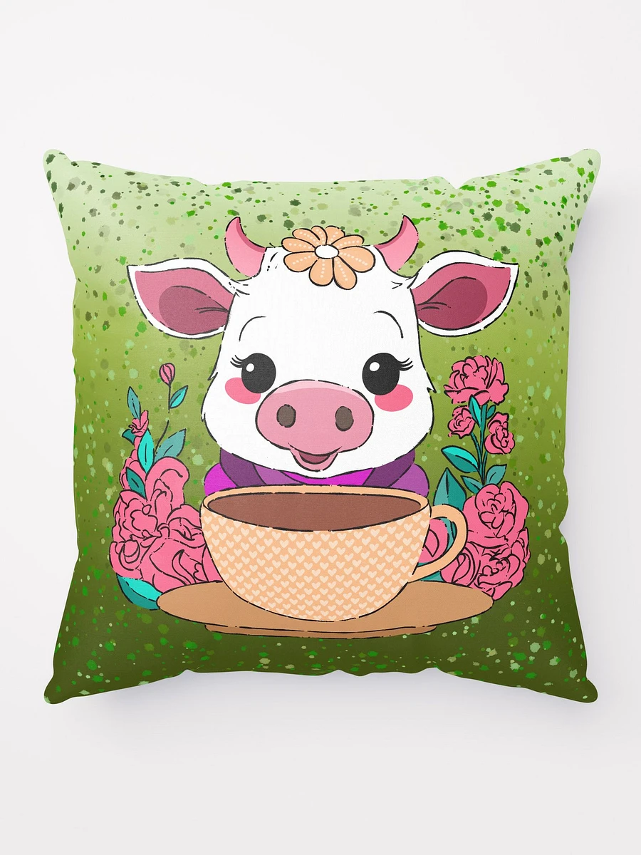 Coffee Break Cow Pillow product image (6)