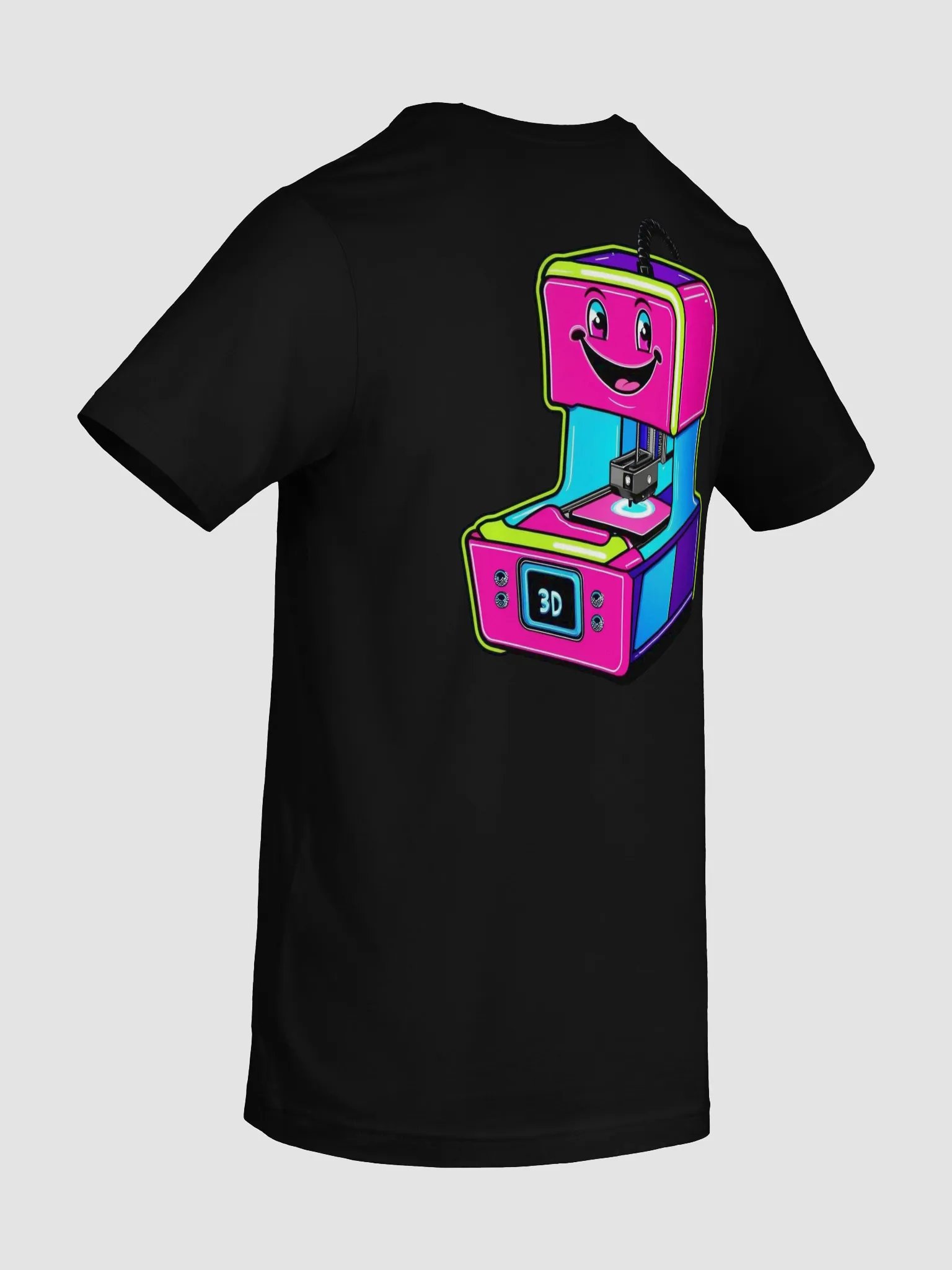 Smiling 3D Printer Cartoon T-Shirt product image (77)