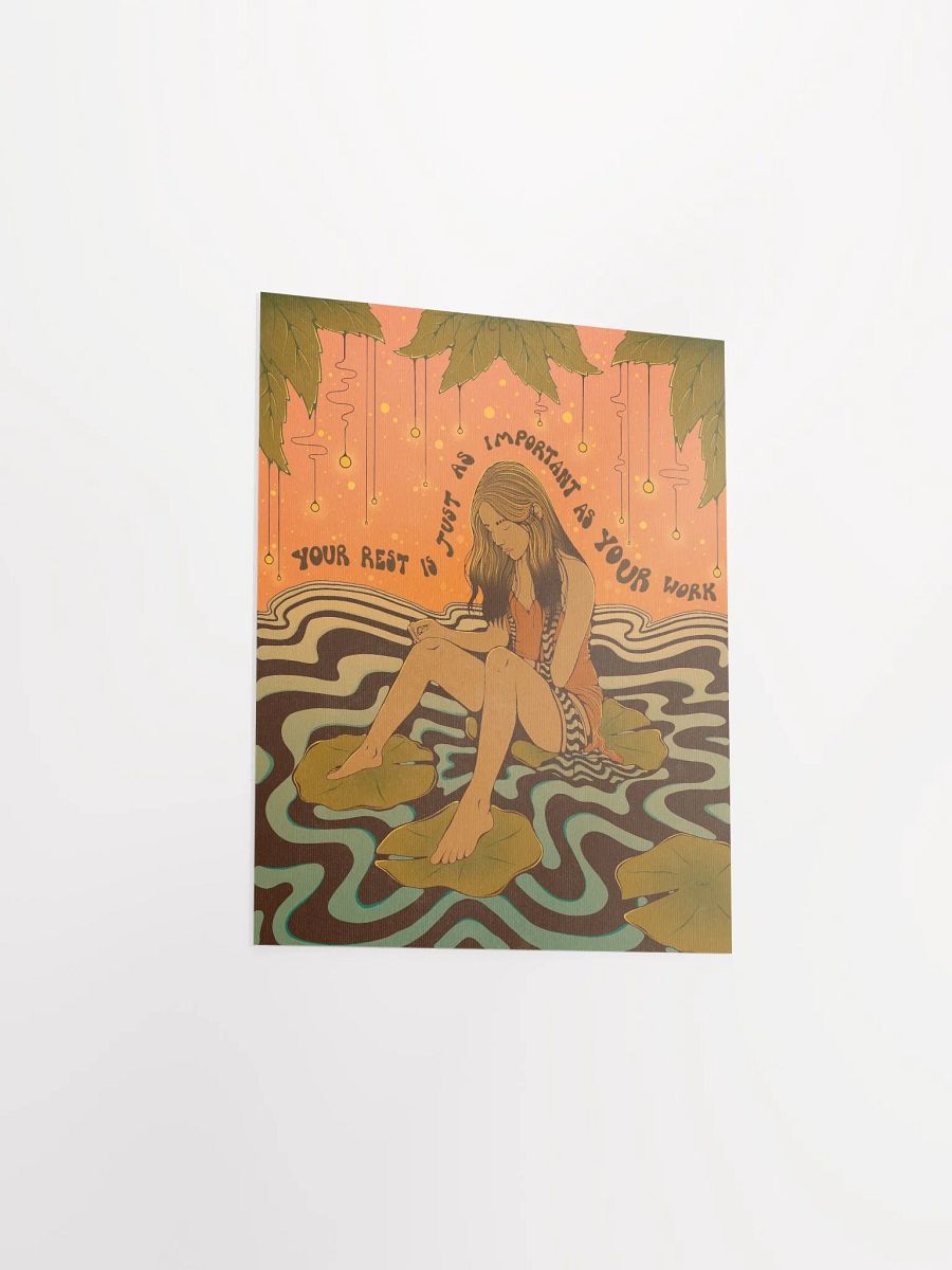 Matte Poster - Rest is Important product image (2)