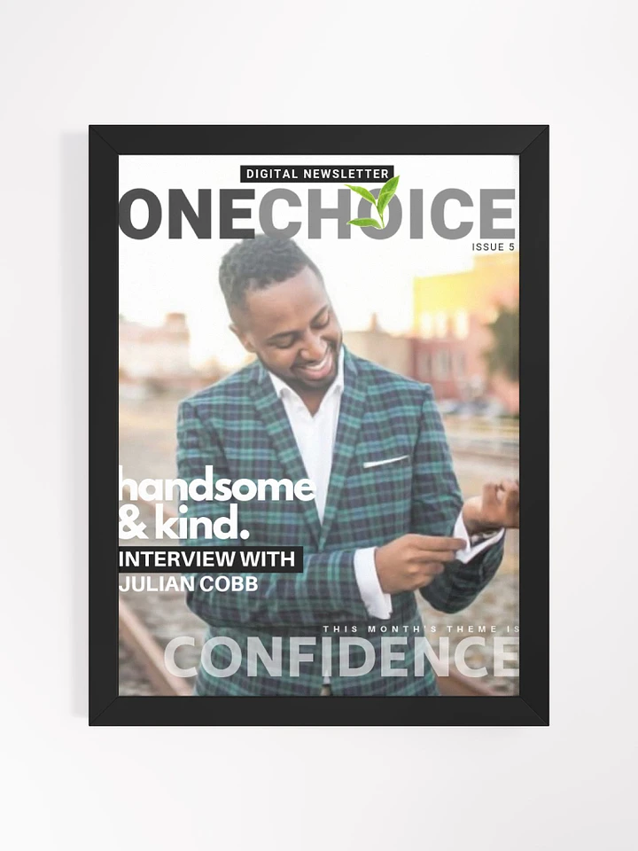 Issue 5 of One Choice Magazine Cover Wall Art product image (2)