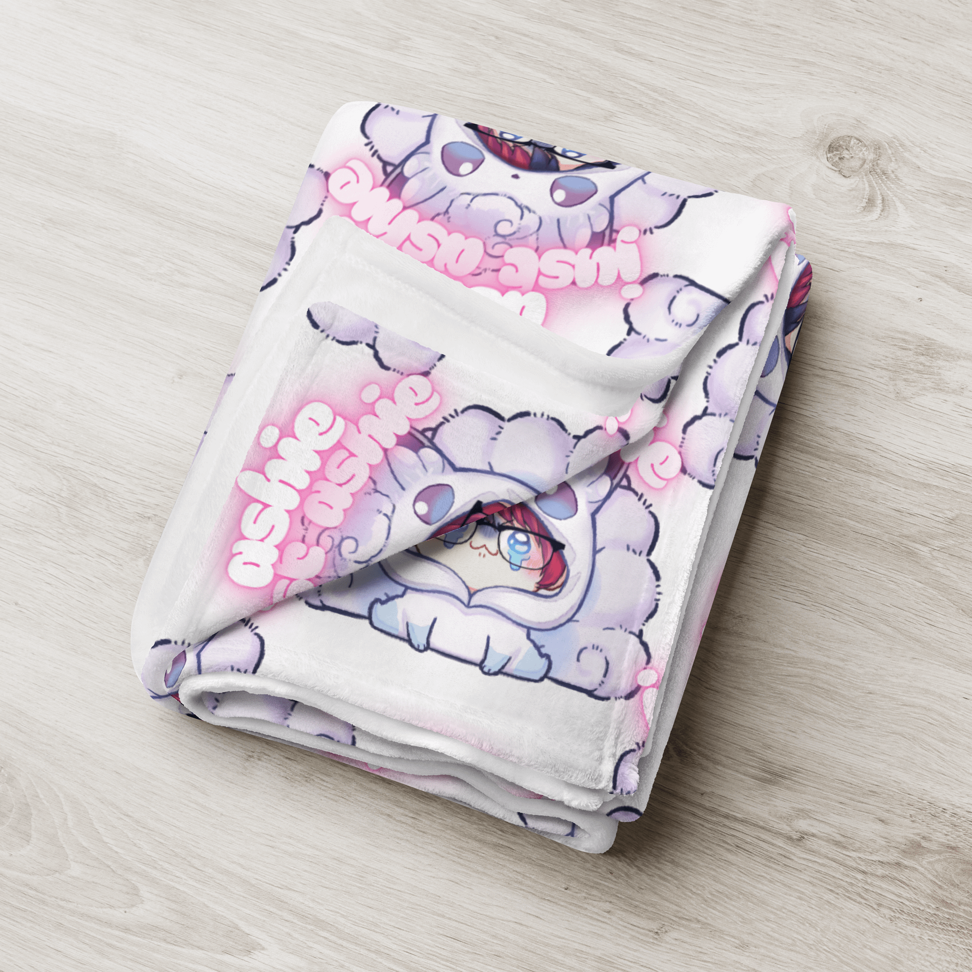 Ashie. Just Ashie. Printed Throw Blanket product image (8)