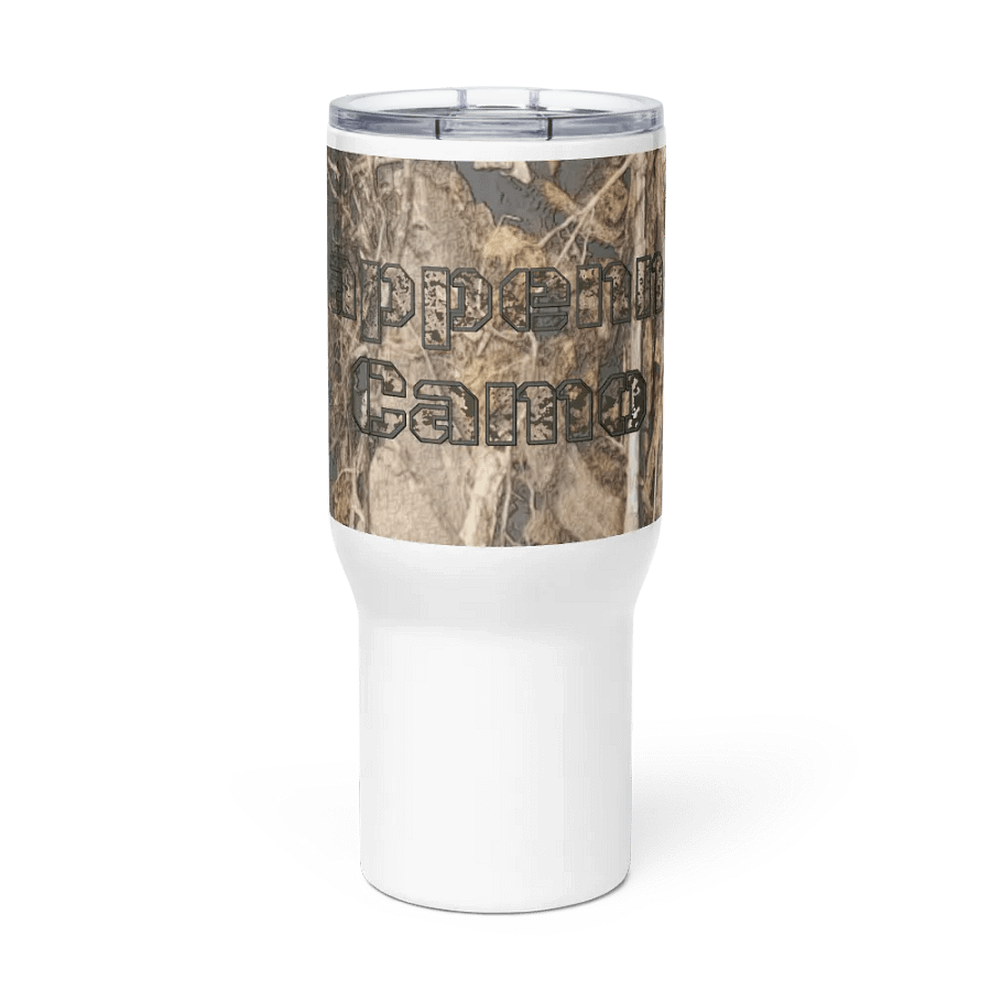 Travel Mug with a Handle - Dead Split - It Happennnns Camo product image (2)