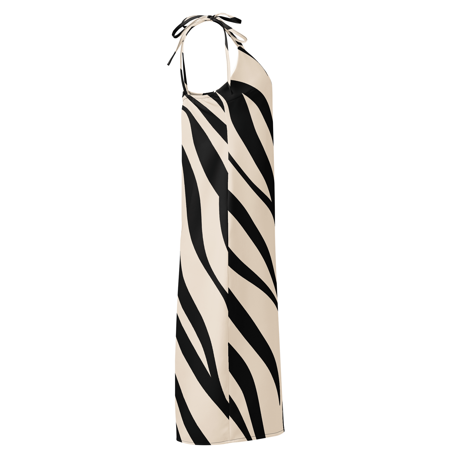 Zebra Stripes Chiffon Slip Dress product image (4)