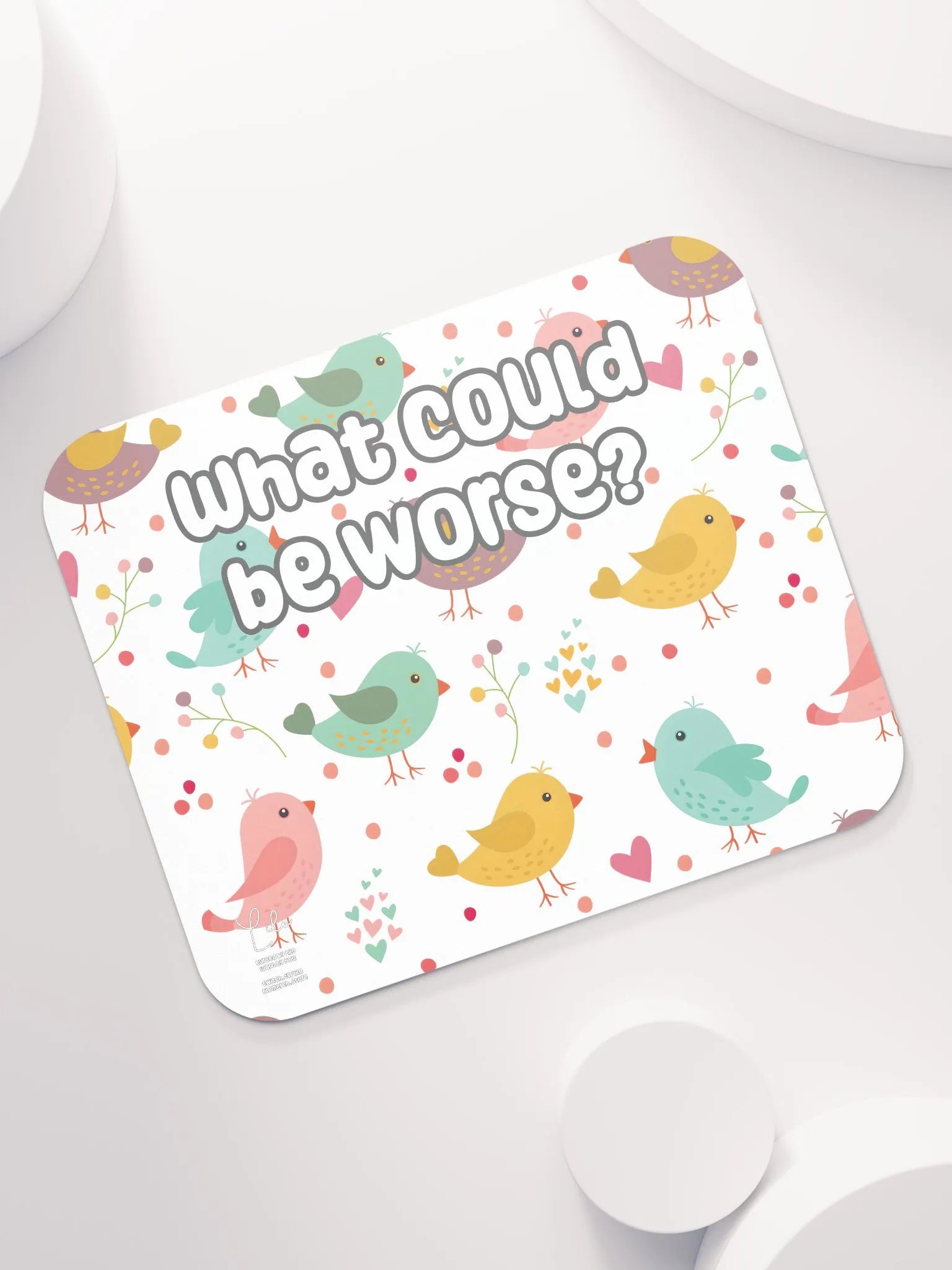 What Could Be Worse? Medium Mouse Mat - birds product image (7)