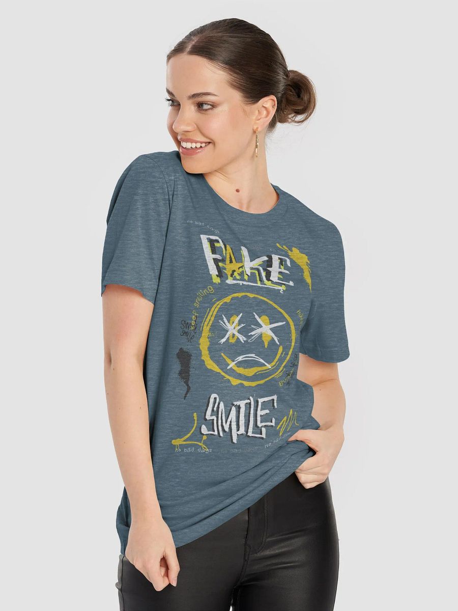 Fake Smile | Unisex Bella+Canvas Supersoft T-Shirt product image (8)
