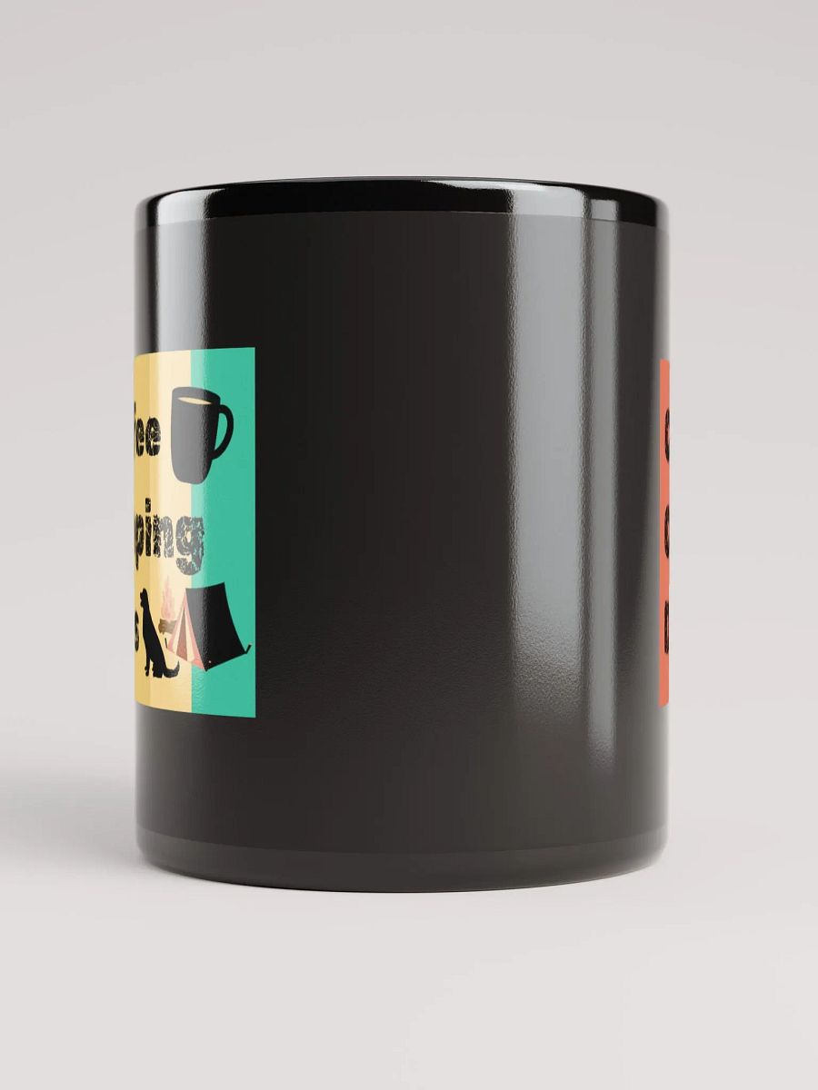 Camping Lover - Coffee Camping Dogs Black Coffee Mug product image (5)