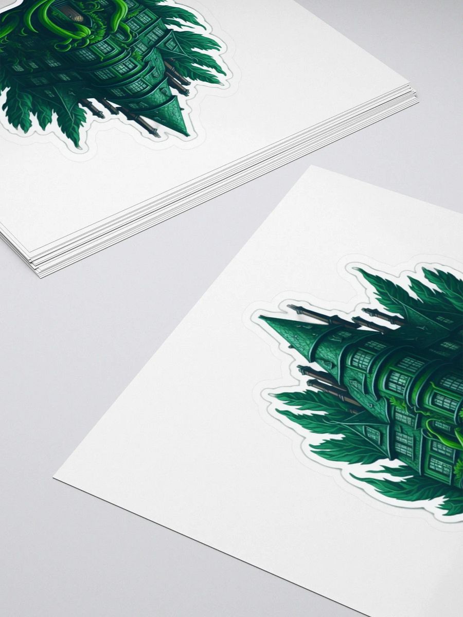 Ethereal Green Castle Sticker product image (7)