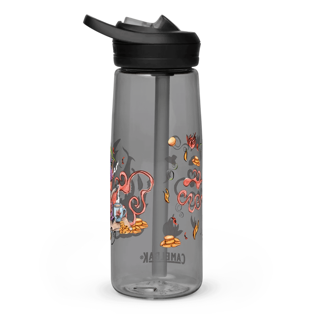 Learning to Breathe Fire 22 oz Straw Bottle Black product image (5)
