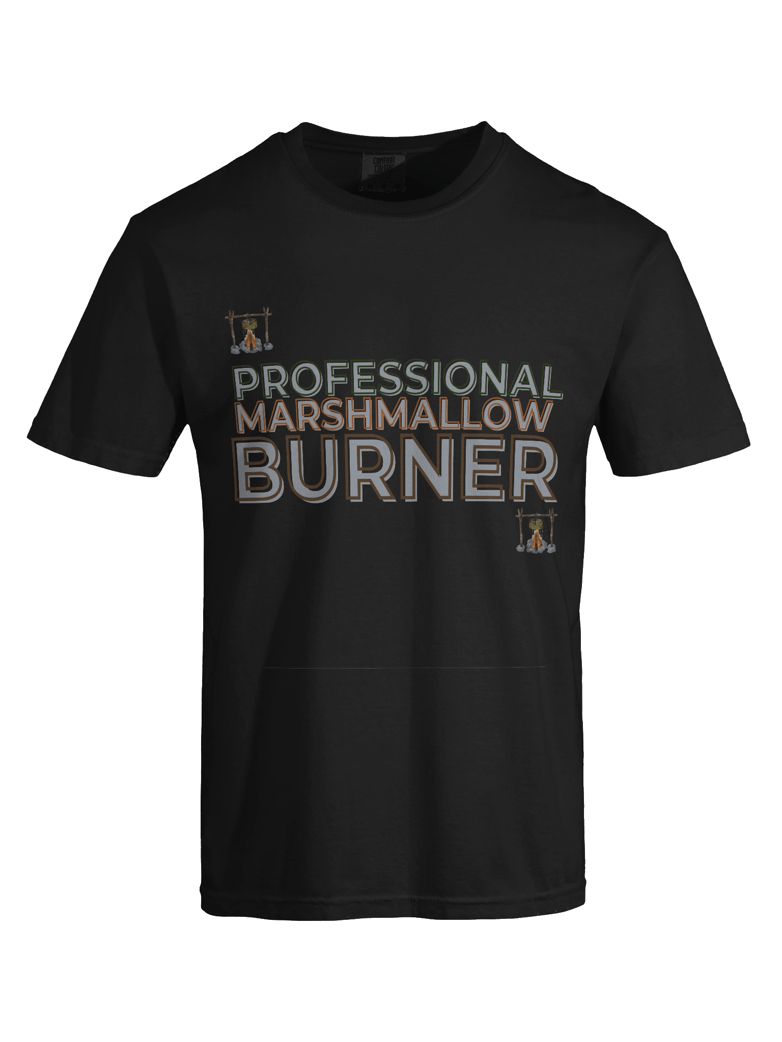 PROFESSIONAL MARSHMALLOW BURNER.” – FUNNY CAMPING TEE FOR S’MORES LOVERS product image (45)