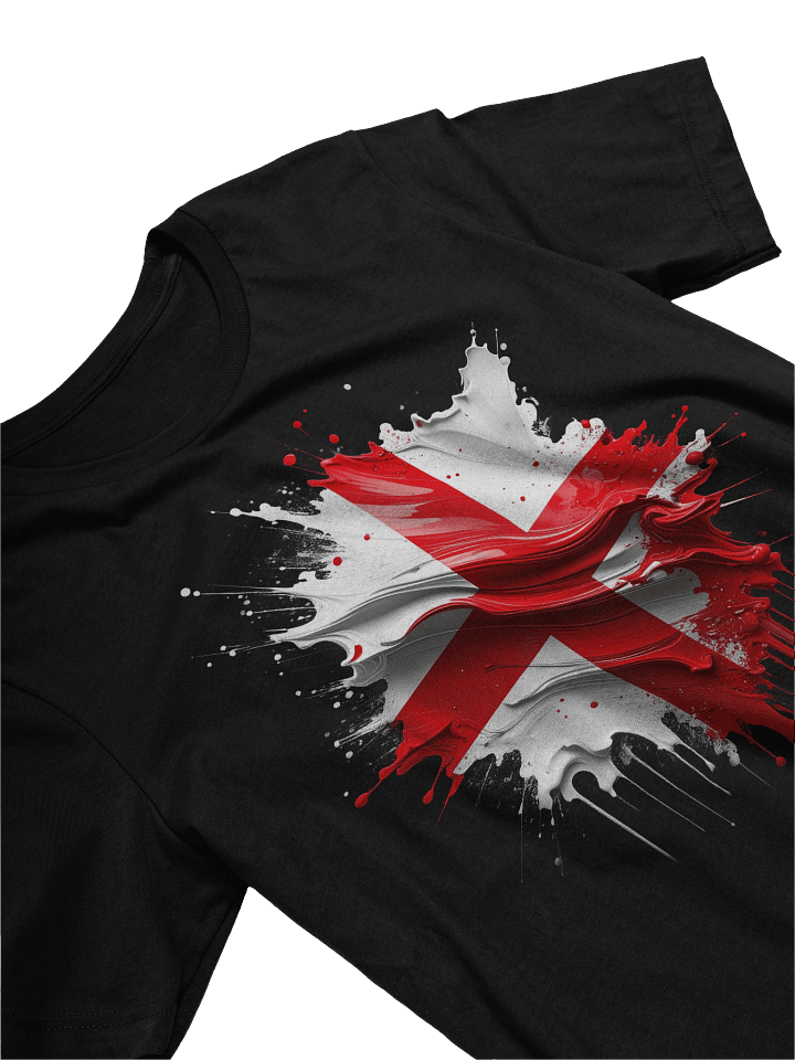 Painted St. George's Cross Ladies T-Shirt product image (2)