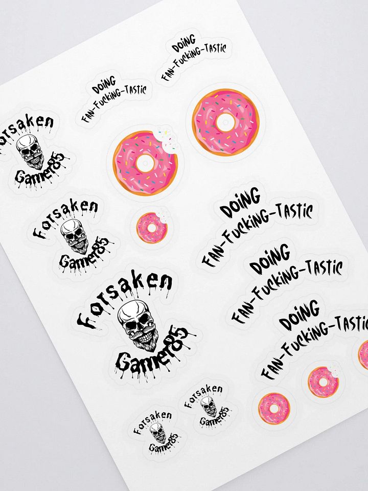FORSAKEN STICKER SHEET product image (1)