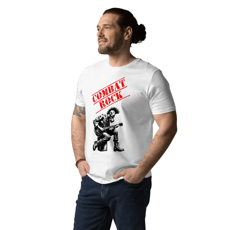 COMBAT ROCK PUNK GUITAR PLAYER SHIRT 2 product image (12)
