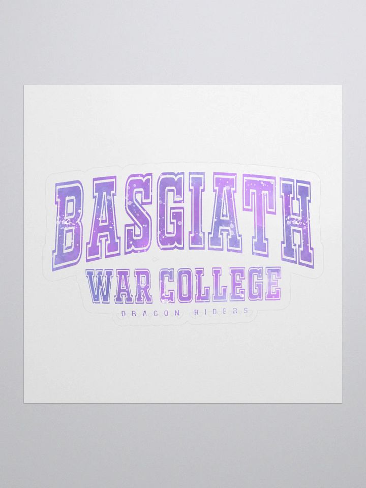 Basgiath War College Sticker - Purple product image (1)