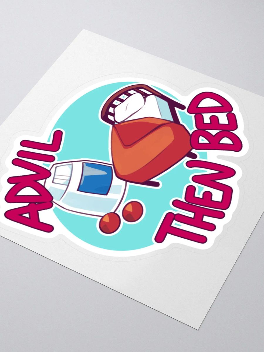 Pain Meds then Bed Sticker product image (3)
