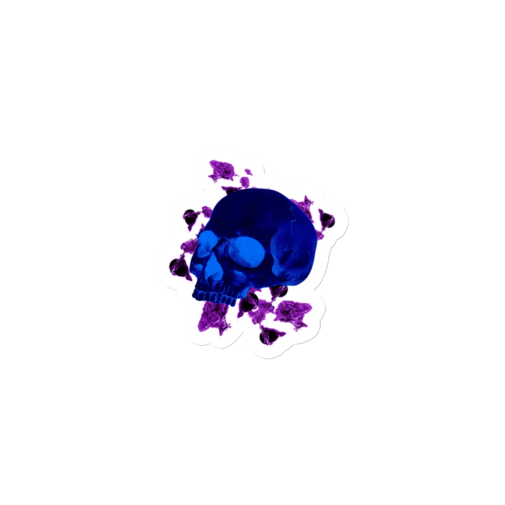 Ethereal Skull Die-Cut Magnets product image (1)
