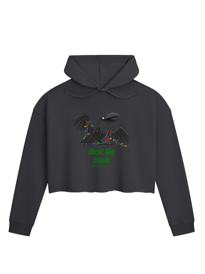 deck the caws - crop hoodie product image (1)
