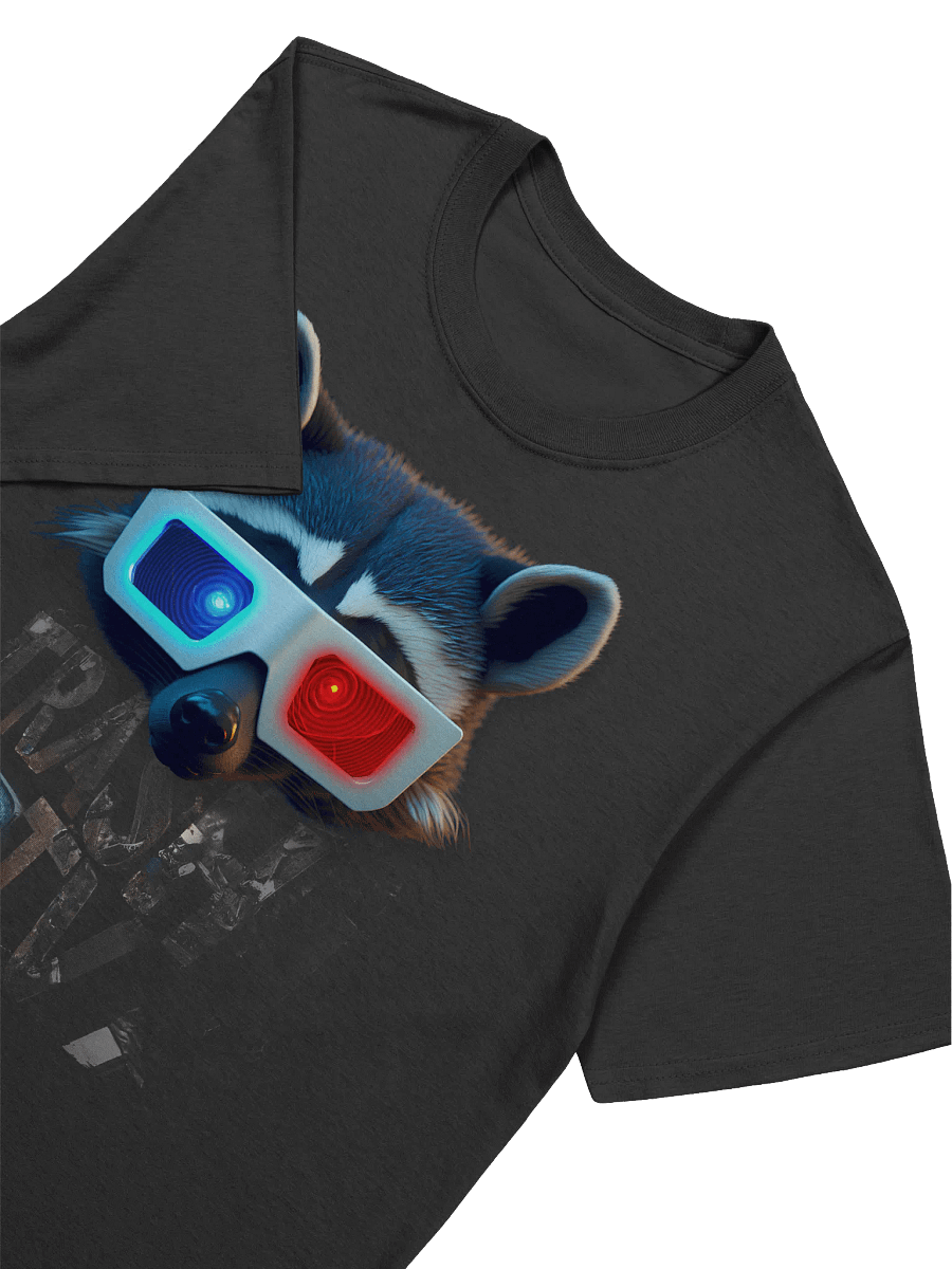 Trash TV Raccoon 3D Glasses T-Shirt product image (3)