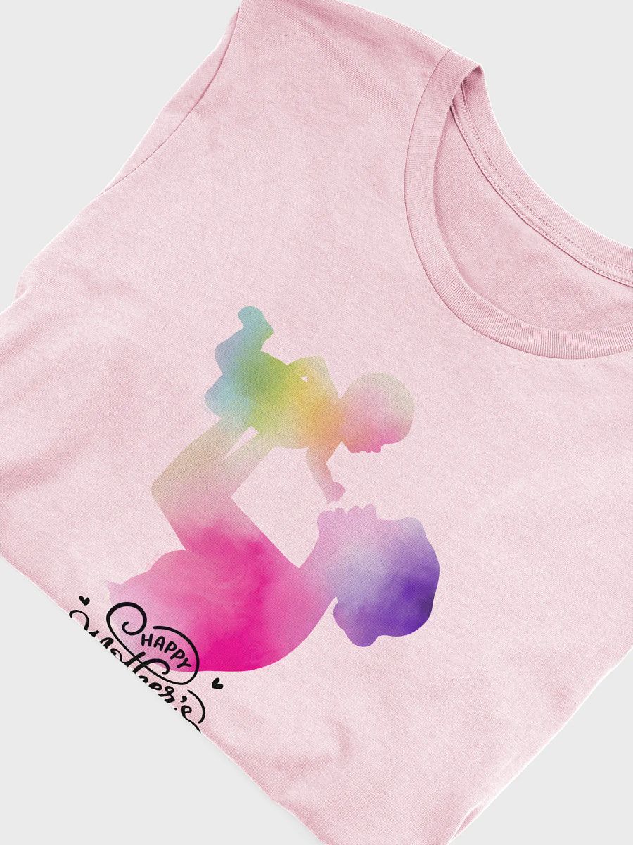 Bella + Canvas “Happy Mother’s Day” Watercolor Silhouette T-Shirt – Soft & Sentimental product image (48)