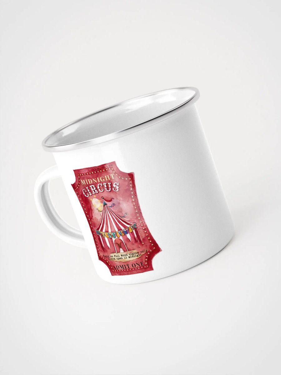 Midnight Circus Ticket Enamel Mug | 12oz – Vintage-Inspired Drinkware for Adventures product image (4)