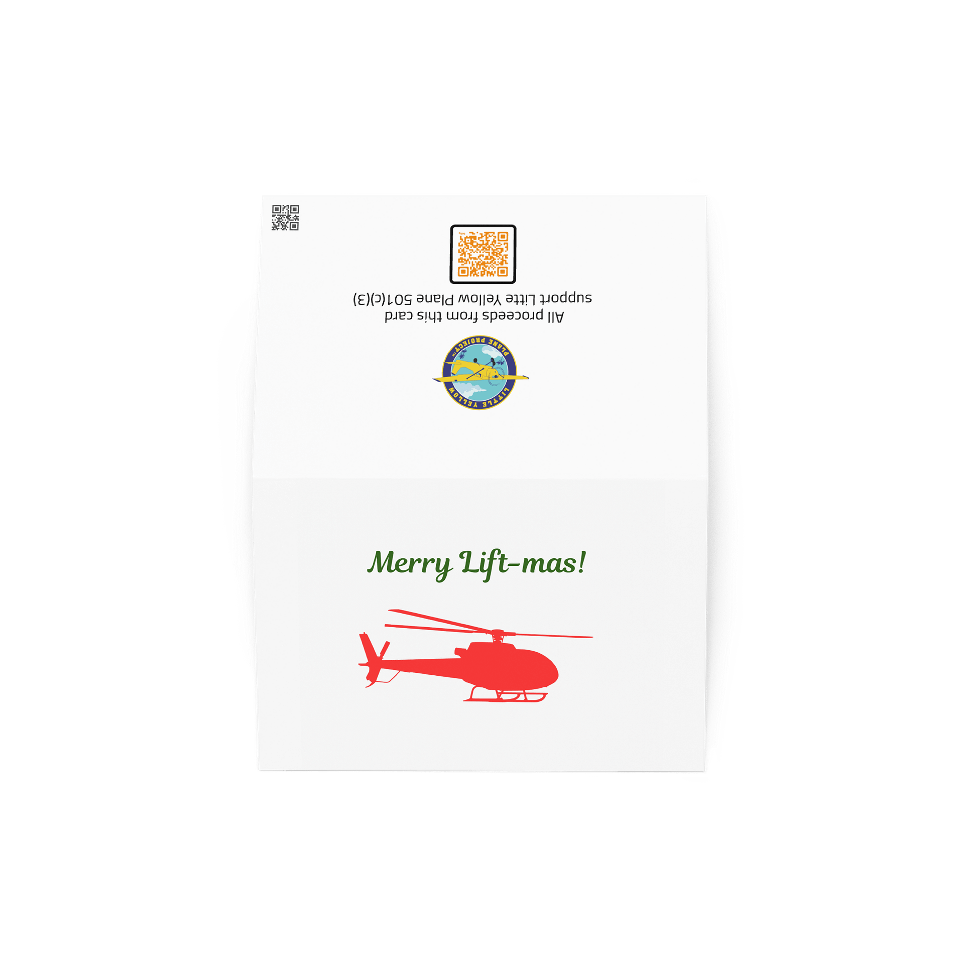 Merry Lift-mas Card- Helicopter product image (2)
