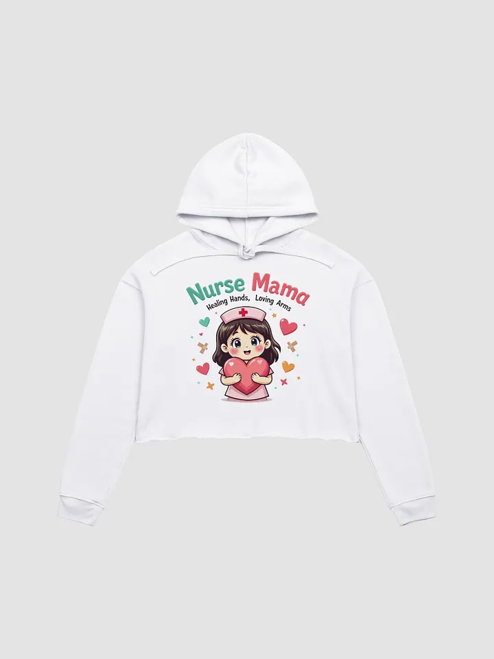 Nurse Mama Heartfelt Crop Hoodie product image (2)