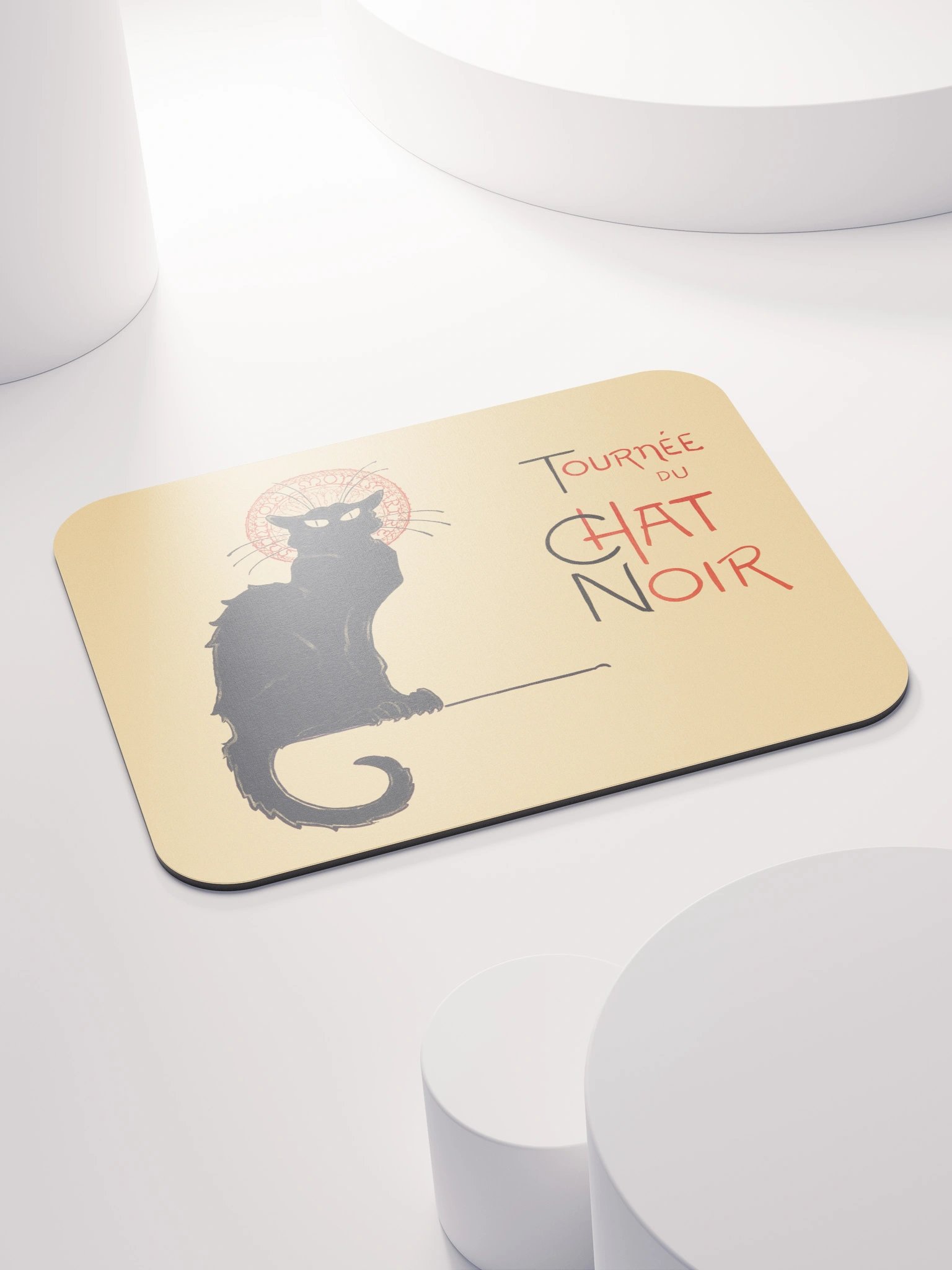 Le Chat Noir “Black Cat” Mouse Pad – Vintage Paris Poster-Inspired product image (4)