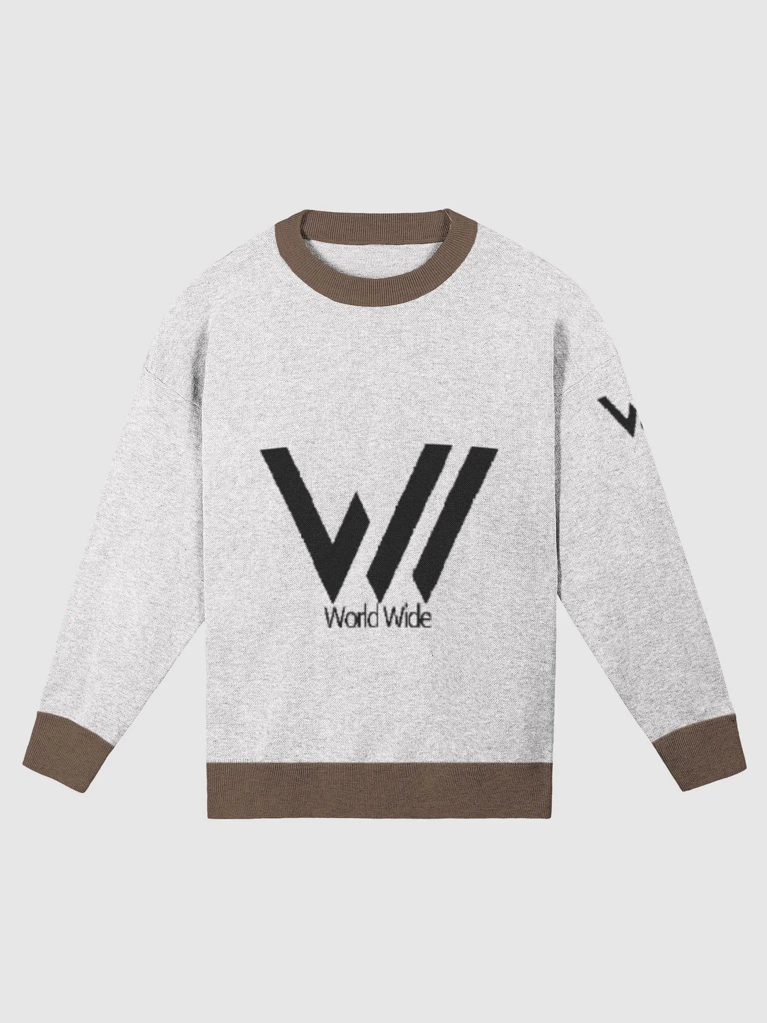 WorldWide Knitted Crewneck Sweater Relaxed Fit for Women product image (1)