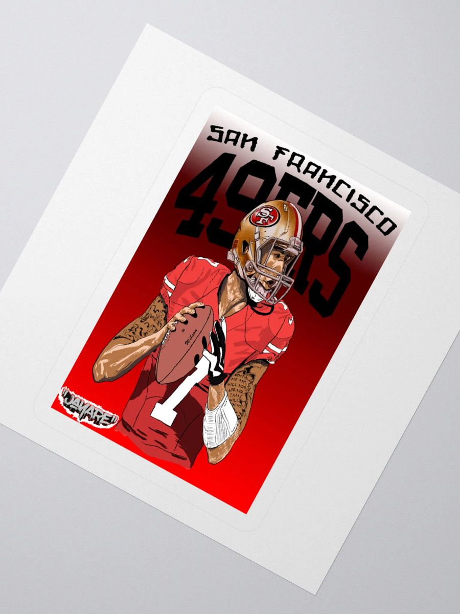 49ers Kaepernick Sticker product image (2)