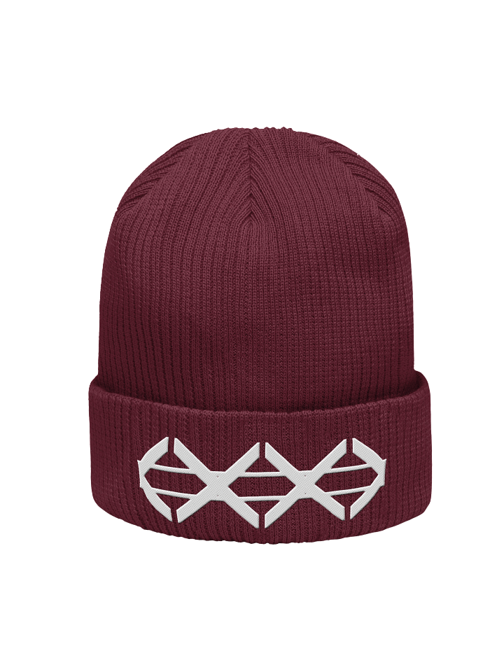 White XXX | Ribbed Beanie product image (1)