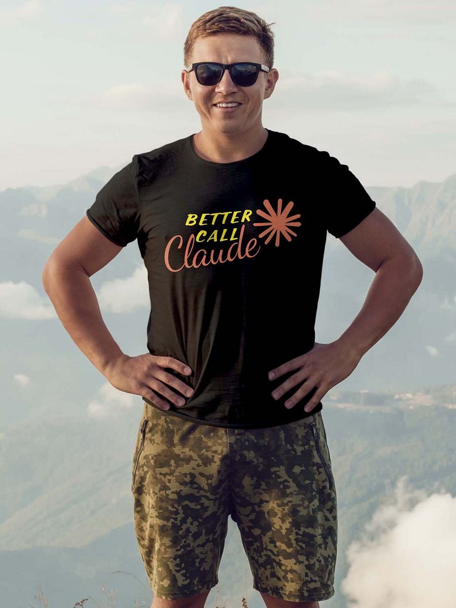 Better Call Claude T-Shirt – AI Parody Graphic Tee product image (1)
