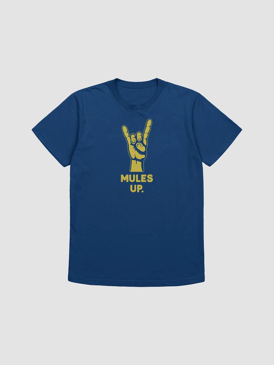 Mules Up Tee on Blue product image (1)