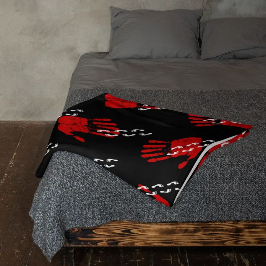 ghost print throw product image (23)