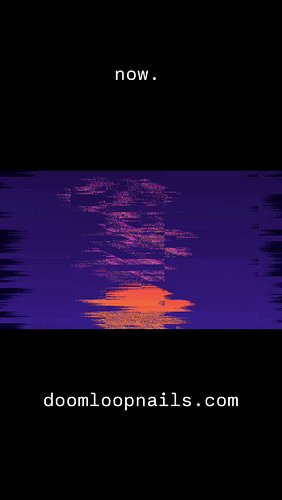 Fever dreams and summer haze, violent and haunted. Irradiated neons, bruised blues and violets, ghost glows and lurid shimmer...