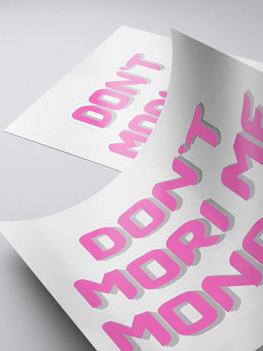 Don't Mori Me Monday Sticker product image (4)