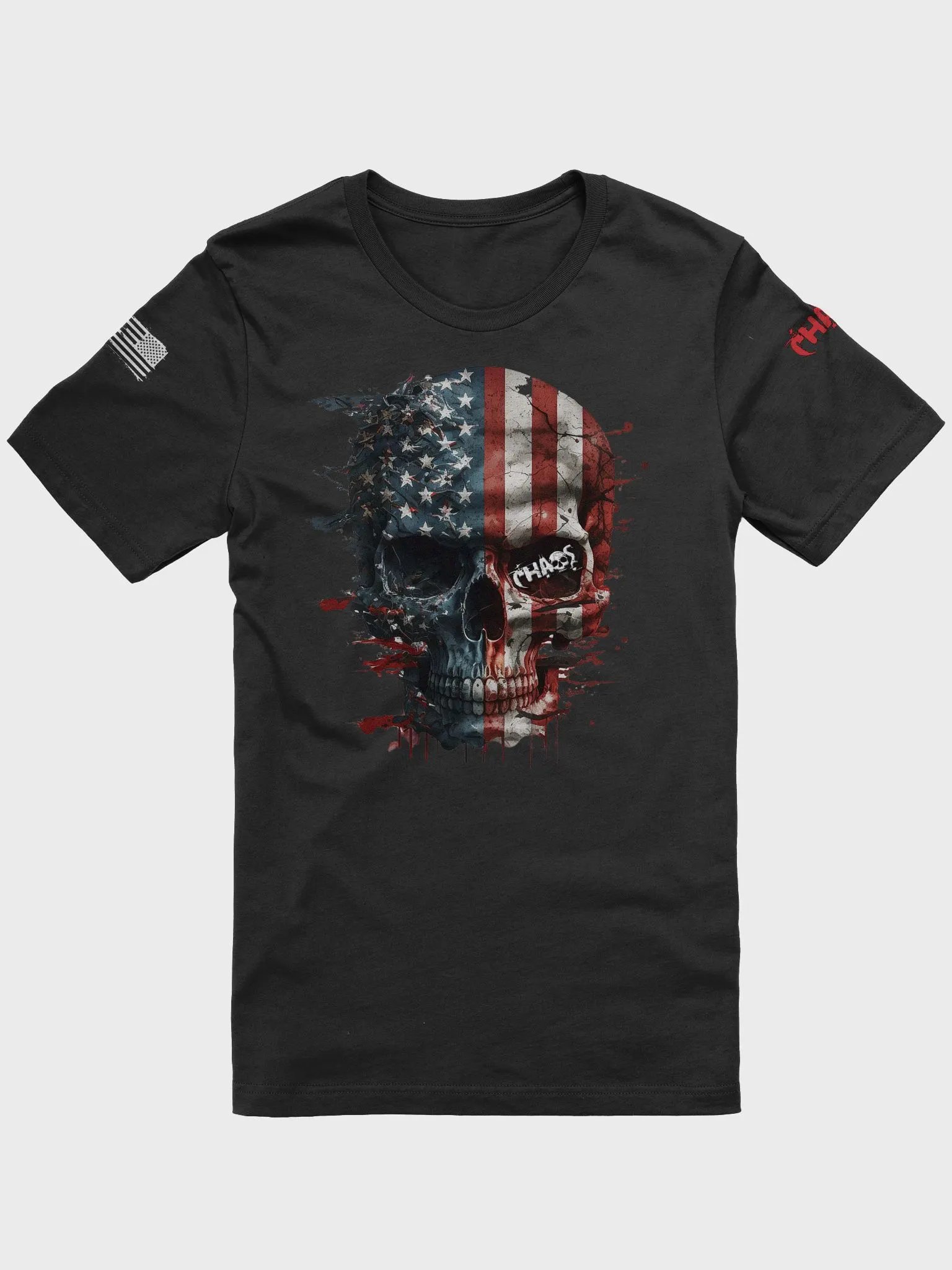 Chaos US Flag Skull product image (1)