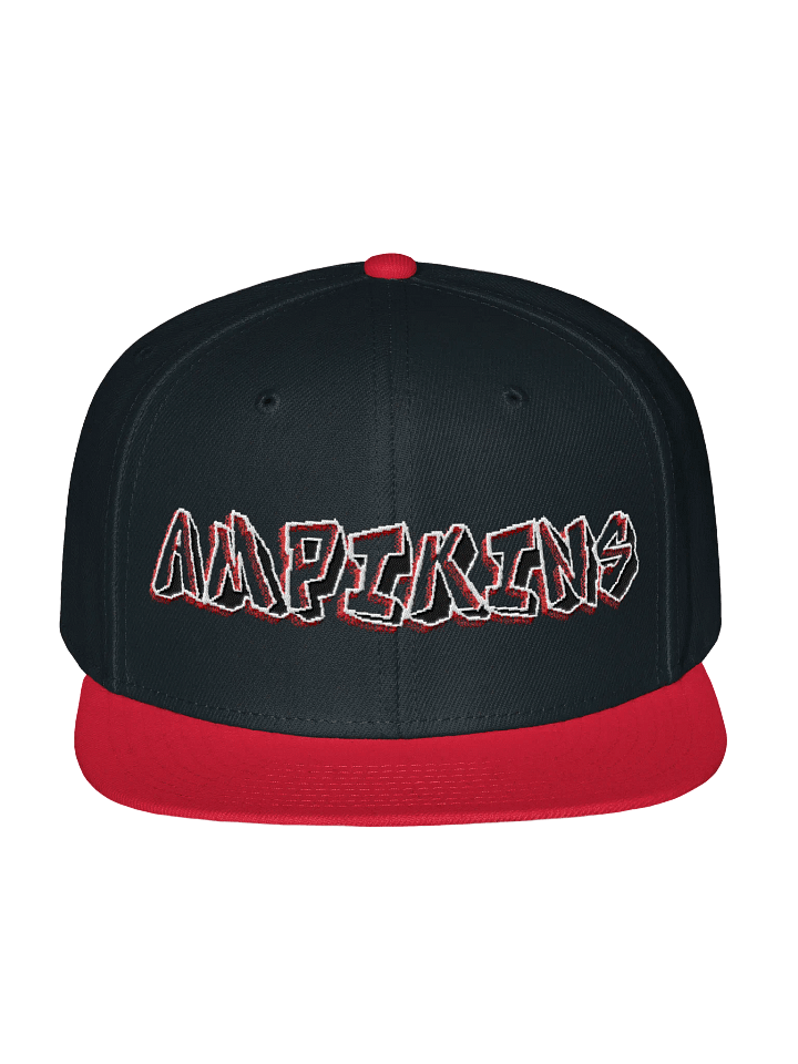 AMPIKINS Red&Black Snapback Cap product image (1)