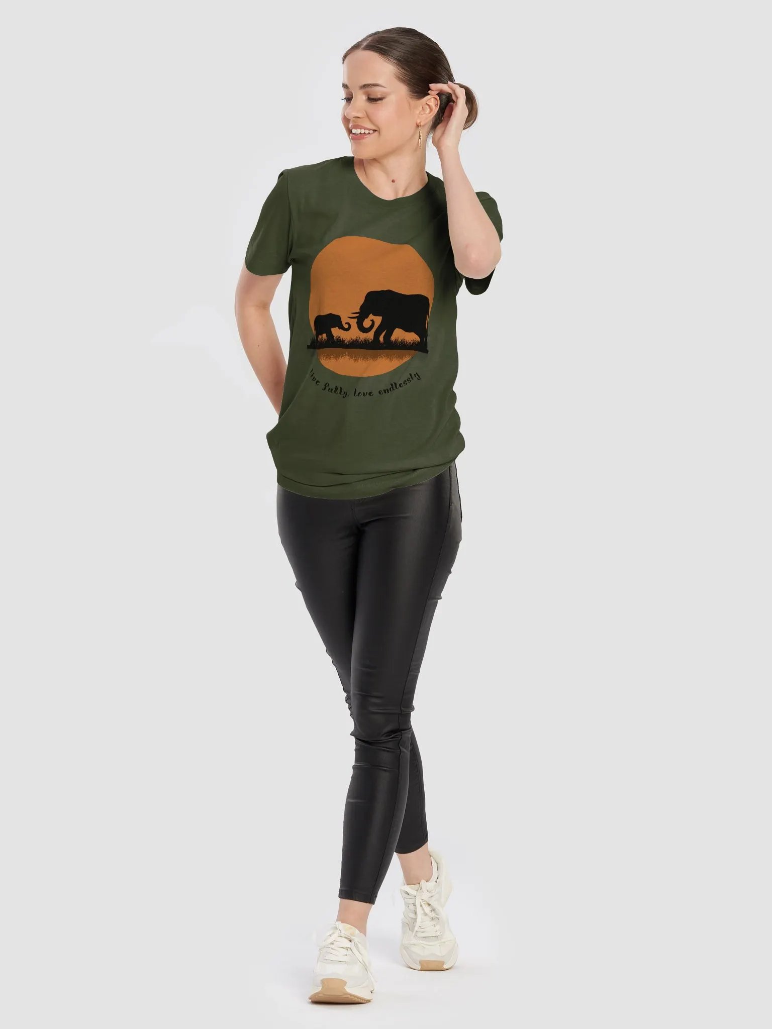 Sunset Elephants T-Shirt product image (2)